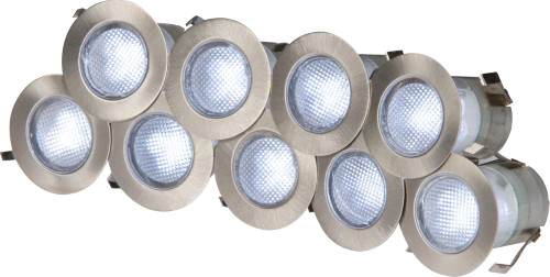 Knightsbridge Kit16b 230v Ip65 10 Xblue Led Mini Decking Lights