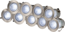 Knightsbridge Kit16b 230v Ip65 10 Xblue Led Mini Decking Lights