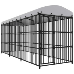 Outdoor Dog Kennel With Roof 450x150x210 Cm Vidaxl
