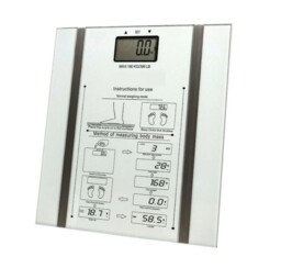 Digital Square Glass Body Electronic Scale Lcd Body Fat Weighing Scale