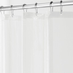 Idesign 3.0 Clear Shower Curtain Transparent Bathroom Liner Made Of
