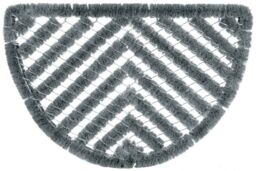 Groundsman Coir Outdoor Indoor Half Round Boot Scraper Door Floor Mat