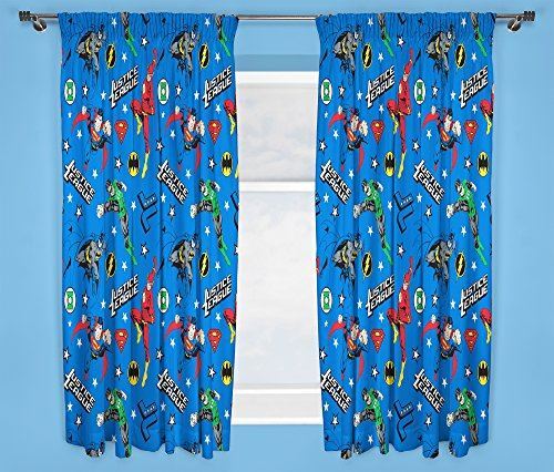 "Official Licensed Character Pleated Curtains 54"" Or 72"" Drop Disney"