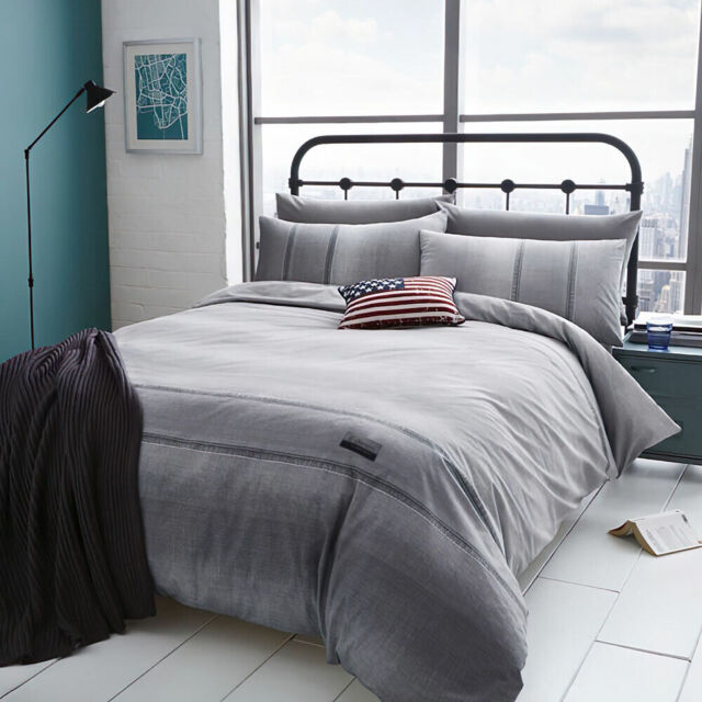 Catherine Lansfield Editions Denim Duvet Cover Set