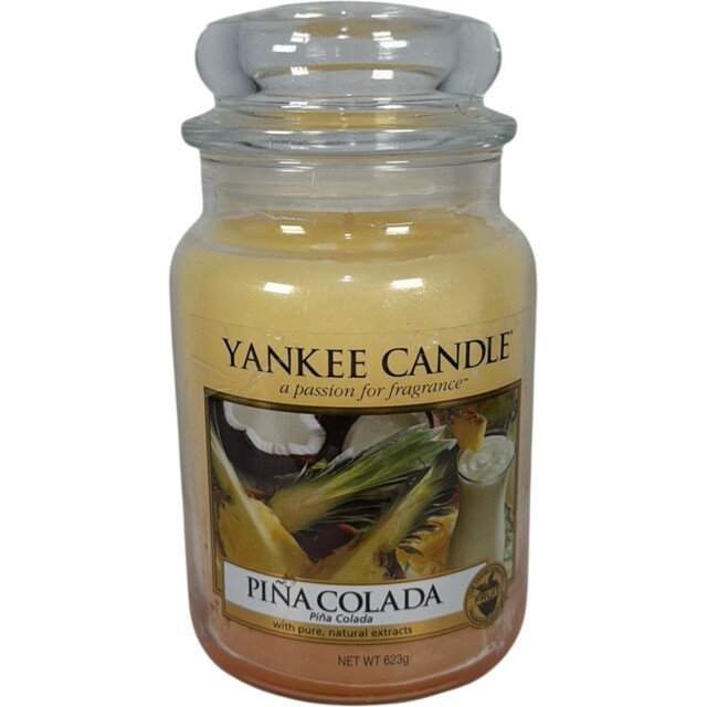 Yankee Candle Pina Colada Scented Jar Candle Large 623g Cocktail Rare