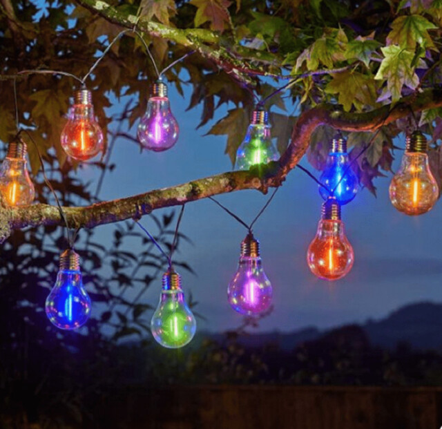 Smart Solar Eureka Neonesque Lightbulbs (set Of 10)