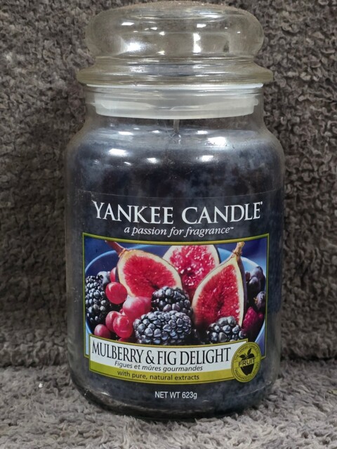 Yankee Candle Large Jar Mulberry & Fig Delight 2019 Hard To Find
