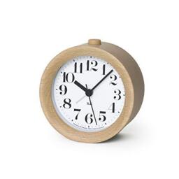 Lemnos Riki Alarm Clock Alarm Clock Natural Wr09-15nt Table Clock