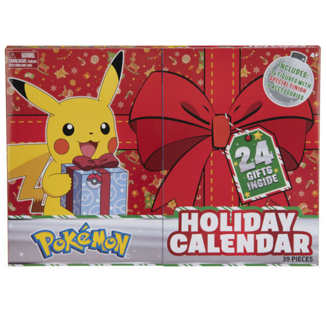Pokemon Christmas Advent Calendar X8 Accessories X16 Figures