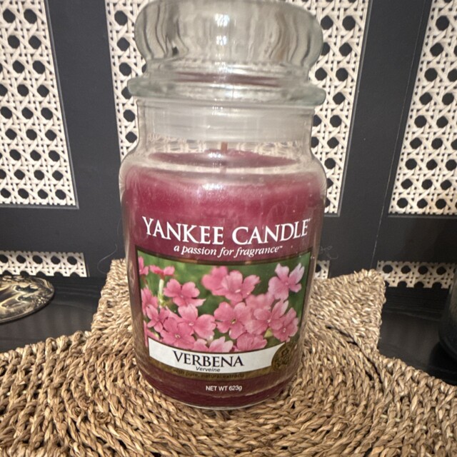Yankee Candle Verbena Large Jar Candle Retired Fragrance
