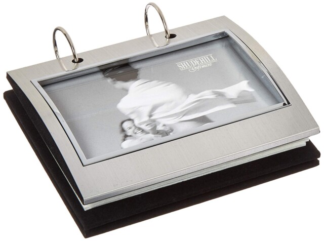 Joe Davies Silver Colour Free Standing Flip Album-holds 50 6 X 4 Inch,