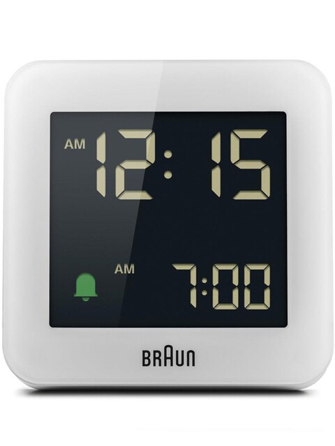Braun Bc09w Classic Digital Alarm Clock