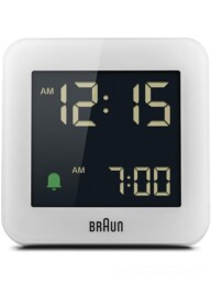 Braun Bc09w Classic Digital Alarm Clock