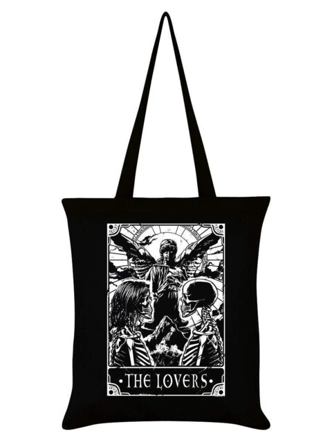 Grindstore Valentine's Day Tote Bag The Lovers Black 38x42cm Stylish