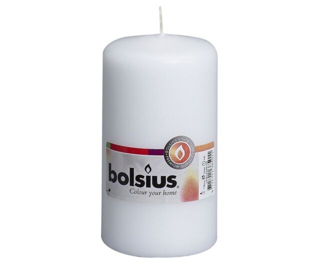 Bolsius Pillar Candles Ivory Wedding Decor Events Church Long Burn