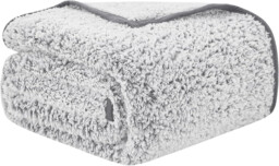 Ultra Soft Double-sided Sherpa Fleece Throw Blanket, 150x200cm, Grey