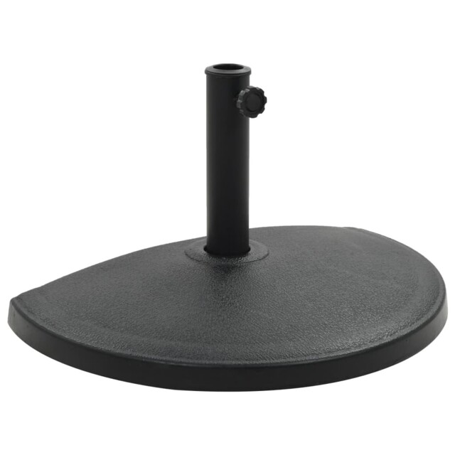Parasol Base Polyresin Black Umbrella Support Holder Multi Weights