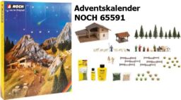 Noch 65591 Gauge H0 Diy Advent Calendar With Many Parts 1:87
