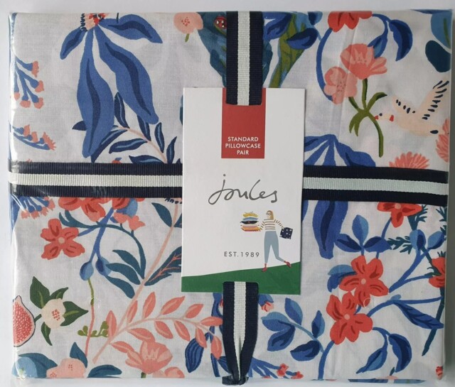 Joules Woodland Ditsy Standard Pillowcase Pair