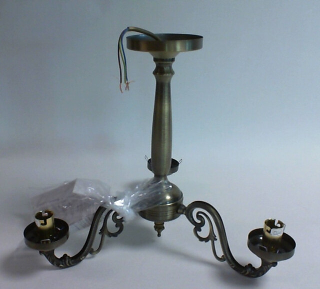Franklite Pavane 3 Light Antique Bronze Ceiling Light - Model No