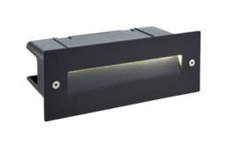 Outdoor Light Black Seina Guide Led Brick Wall Ip44 4000k Cool White