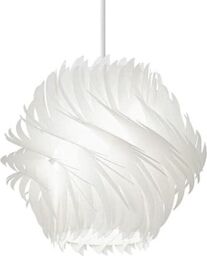 Endon Lighting - Mako-1wh 40w E27 Globe 1 Light Pendant Light White