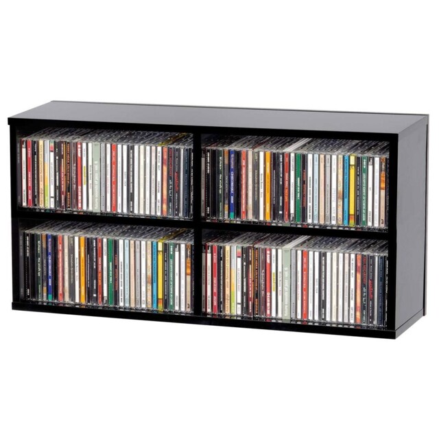 Glorious Cd Box 180 Cd Storage - Black