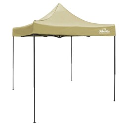 Dellonda Premium 2x2m Pop-up Gazebo Water Resistant Fabric Beige
