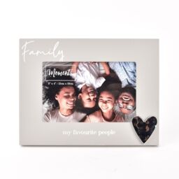 Widdop Moments Sentimental Memories Wooden Photo Frame With Heart 6x4