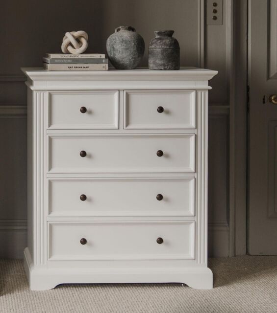 White Bedroom Furniture Bedside Table Chest Of Drawers Wardrobe