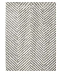 Homemaker Chevron Rug Grey Silver 80x150cm Rrp 40.00 Lot Gd