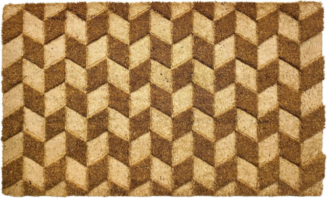 Ehc Natural Coir Non-slip Entrance Mat Outdoor & Indoor Mat, Heavy