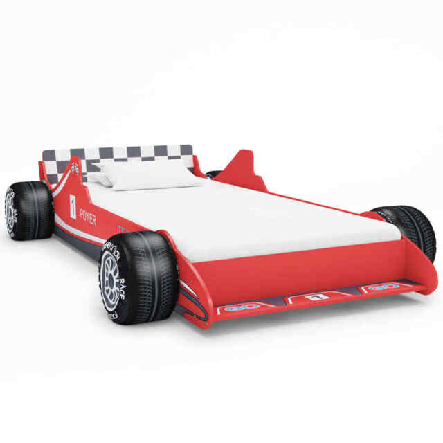 Children's Race Car Bed 90x200 Cm Red Vidaxl