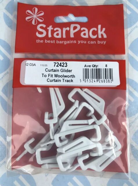 Curtain Gliders 72423 Pack Of 8