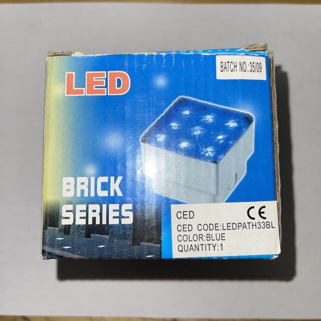 Ced Ledpath33bl Led Path Light Square 0.8watt Blue
