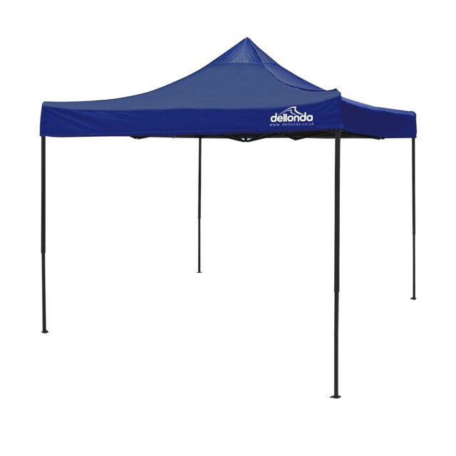 Dellonda Premium 3 X 3m Pop-up Gazebo Water Resistant Fabric Blue