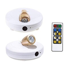 Led Spotlights Ceiling Wireless Aa Battery Powered Dimmable Display