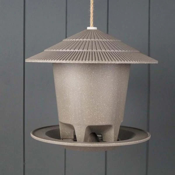 Earthy Sustainable Earthy Deluxe Round Bird Feeder - Straw