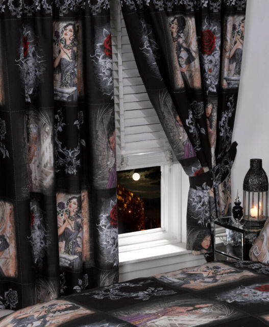 Alchemy Emo Gothic Choice Of Sizes Duvet Cover Sets Black Single