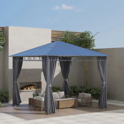 Outsunny 3 X 3(m) Hardtop Gazebo For Garden Party With Polycarbonate