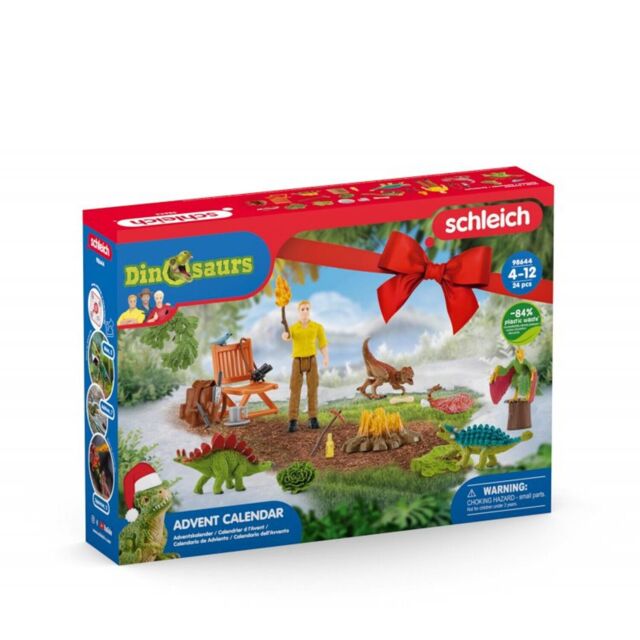 Advent Calendar Schleich Dinosaurs Figurine Velociraptor 24 Pcs