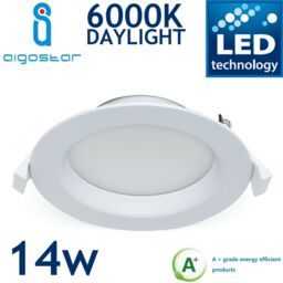 Daylight Led 14w Downlight Ceiling Recessed Panel Light Fitting Flush