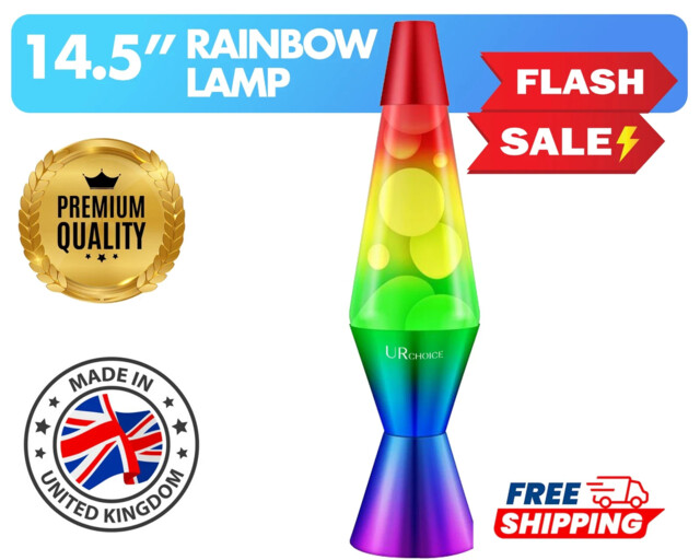 16in Retro Lava Lamp Wax Motion Mood Light Relaxing Night Light