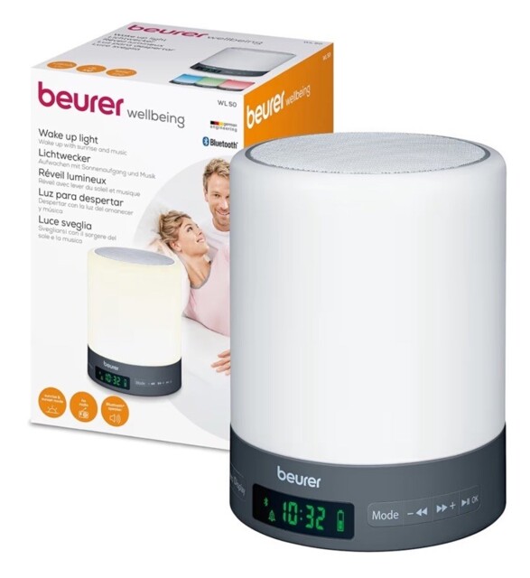 Beurer Wl50 Wake Up Light Daylight Table Lamp Helps To Support The