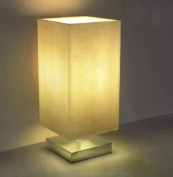 Teckin Fabric Bedside Table Lamp Dl22 Modern Night Light Bedroom –