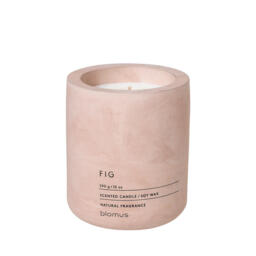Blomus Fraga Scented Candle, Rose Dust, Concrete, H 11 Cm, Ø 9 Cm,