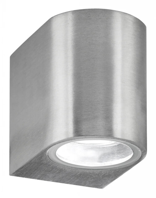Outdoor Light Silver Eiffel Spot Ip44 Satin Searchlight 8008-1ss-led