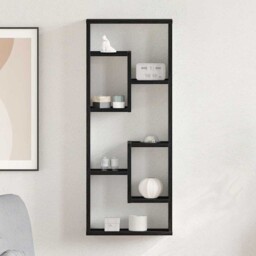 90cm Grey Sonoma Wall Cube Shelf Floating Display Storage Bookcase