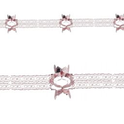 Christmas Foil Ceiling Decorations Rose Gold - Choose Design
