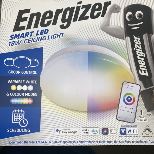 Energizer Smart 18w Ceiling Light 1836 Lumen Led Colour Changing